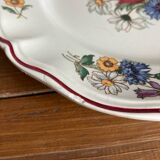 6 Sarreguemines dinner plates
