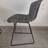 6 chaises Harry Bertoia pour Knoll modèle Wire '420'