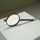 Rosewood hand mirror by Hans-Agne Jakobsson made in Markaryd, 1950s Sweden.