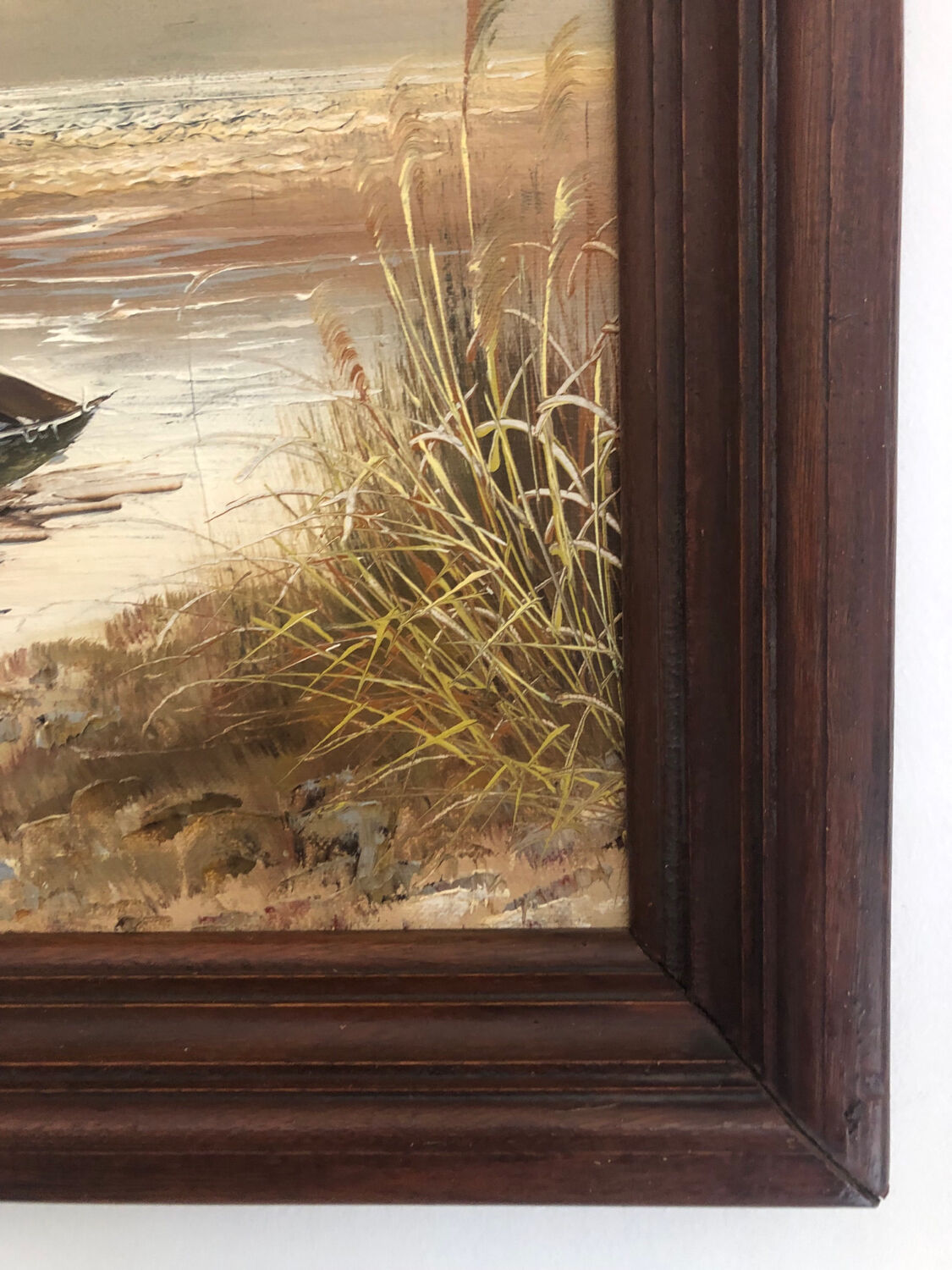 Oil on marine canvas