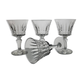 4 verres à vin cristal Baccarat Piccadilly