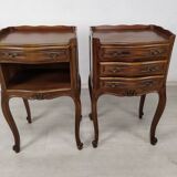 Pair of Louis XV style bedside tables