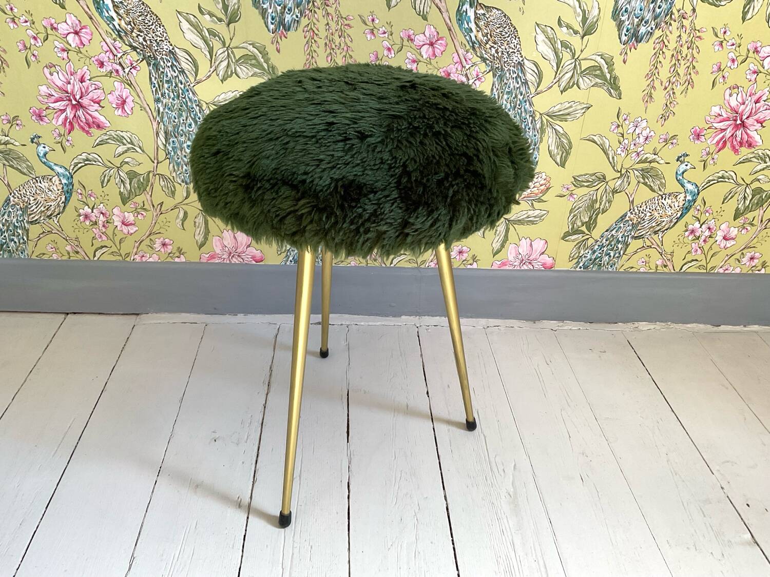 Vintage tripod stool