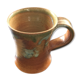 Mug grès flammé signé