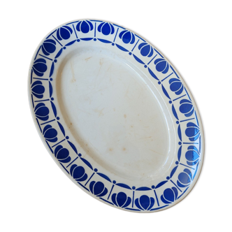 Porcelain dish Tahiti Digoin Sarreguemines