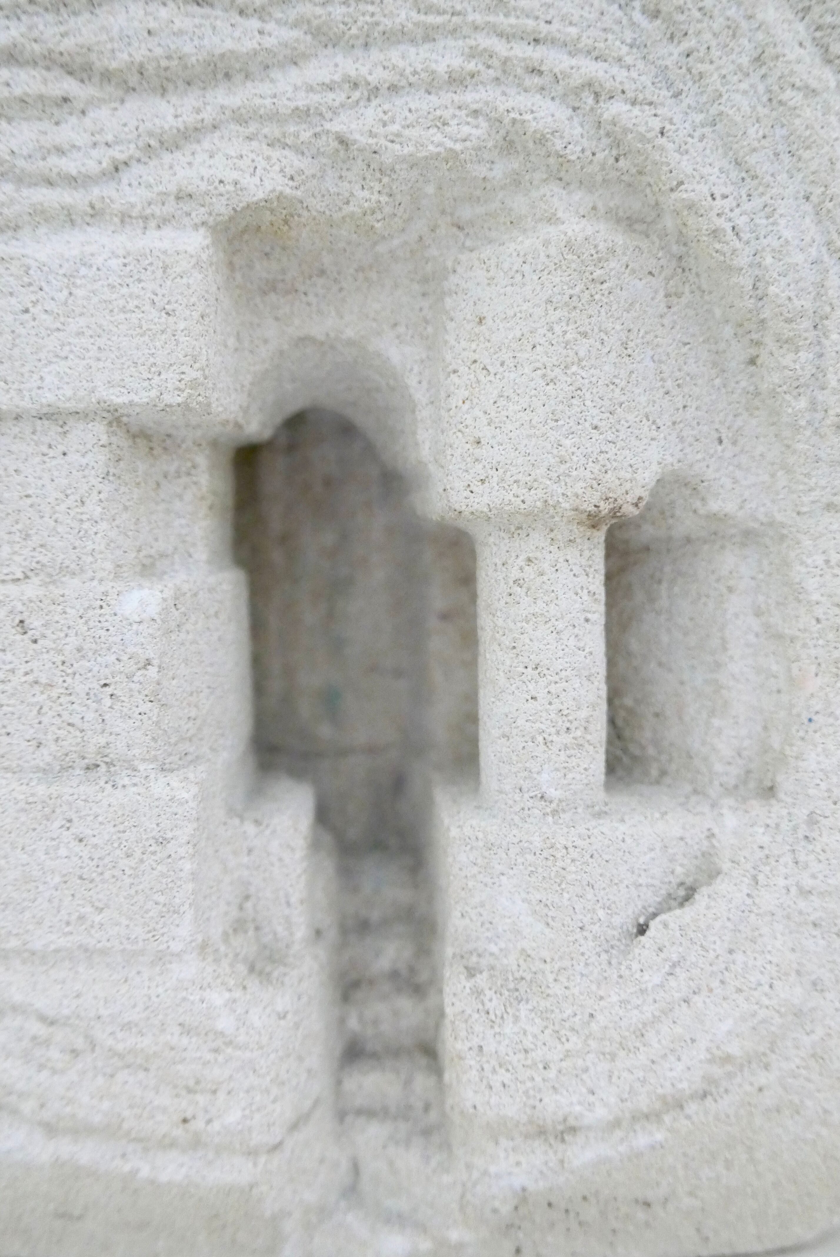 Arsène Galisson stone lamp 1960s