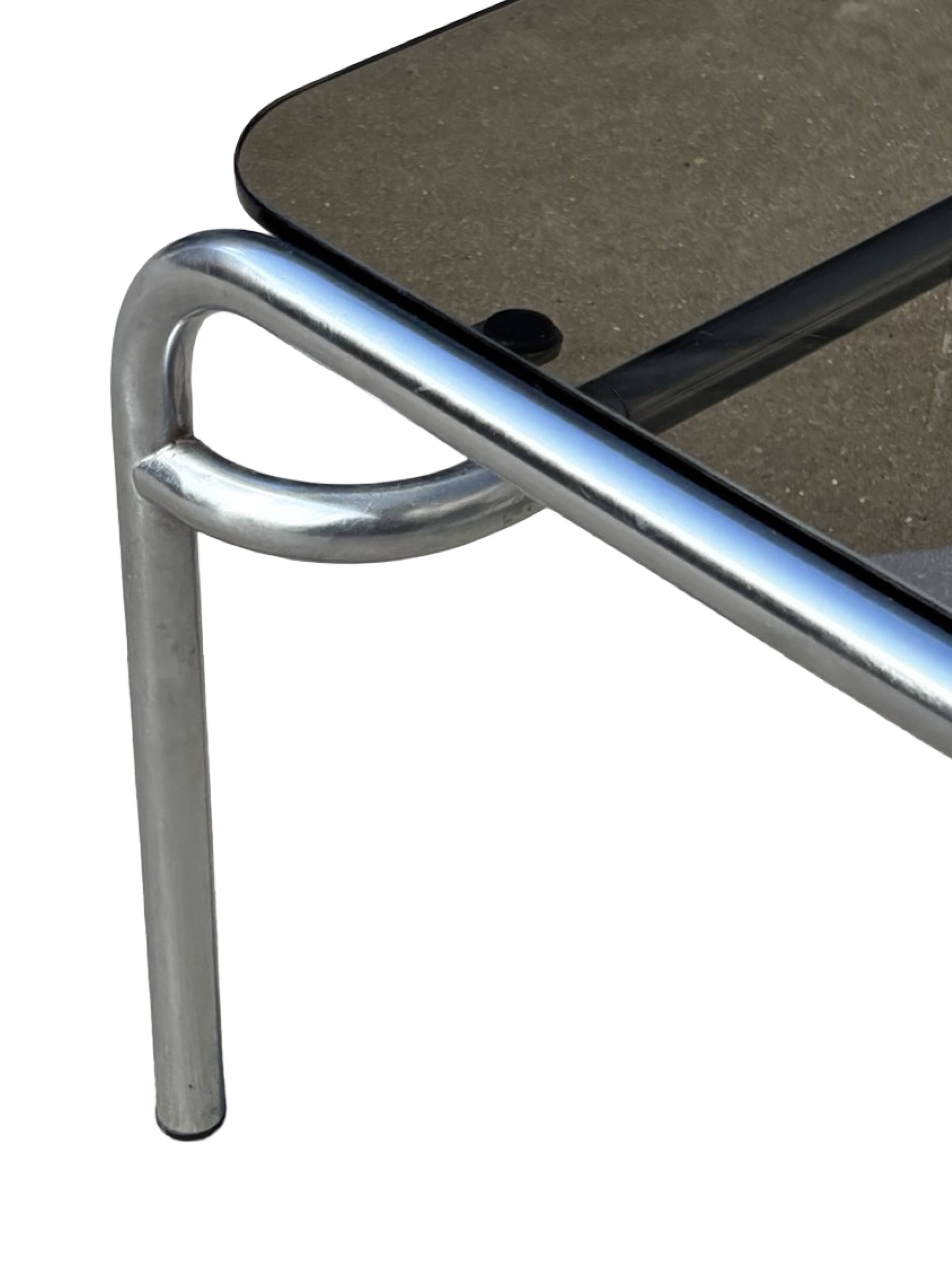 Vintage Coffee Table Walter Antonis TE41 Tubular Chrome ’t Spectrum 1974