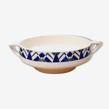 Art Deco Salad Bowl Badonviller