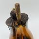 Vintage Sangria Service in Amber Glass and Wood