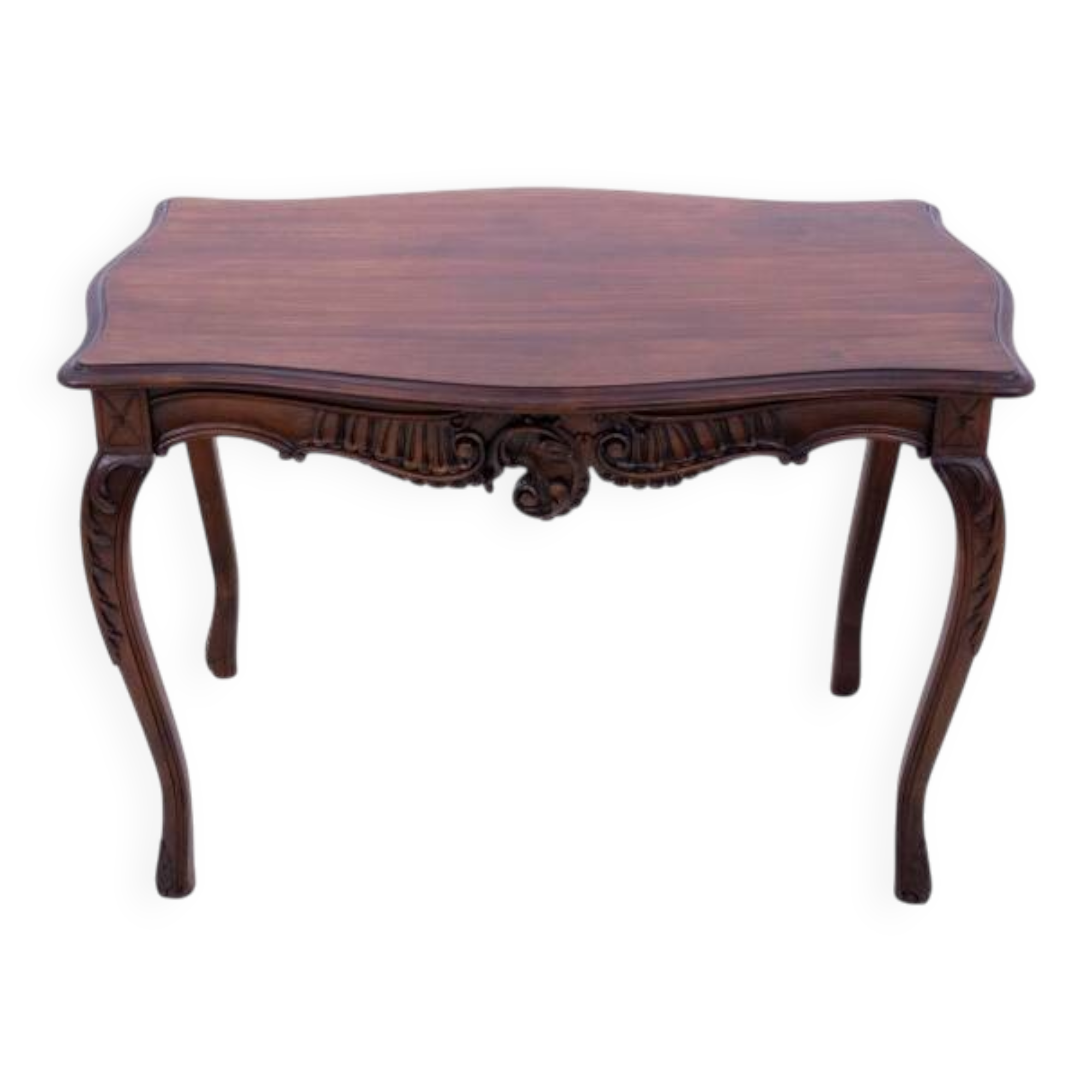 Table en noyer antique datant d'environ 1880, France. Après rénovation.