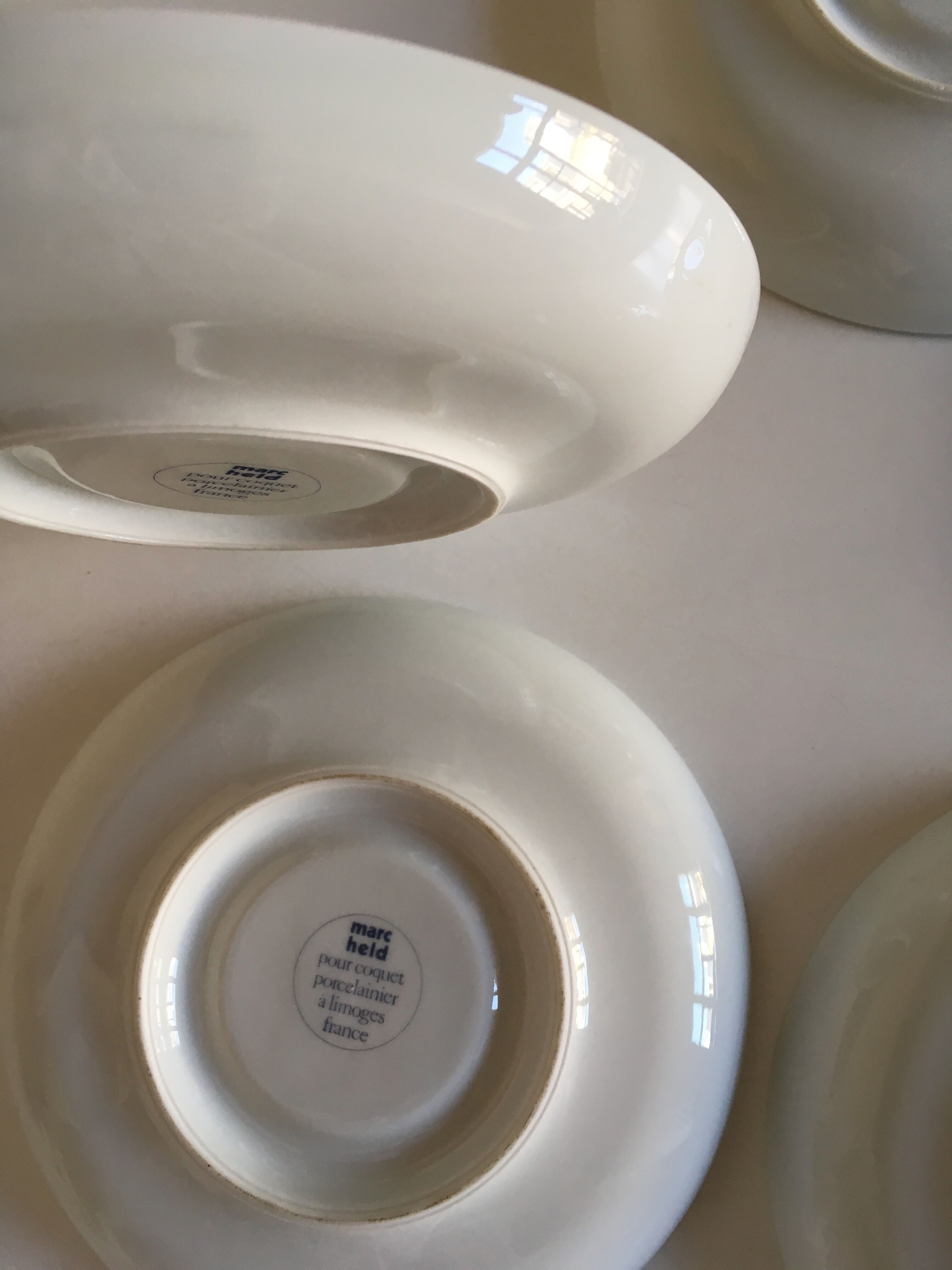 Set of plates Marc held for Coquet 1970/1973