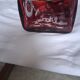 Antique Bohemian Crystal Carafe Egermann Ruby Red Engraved.