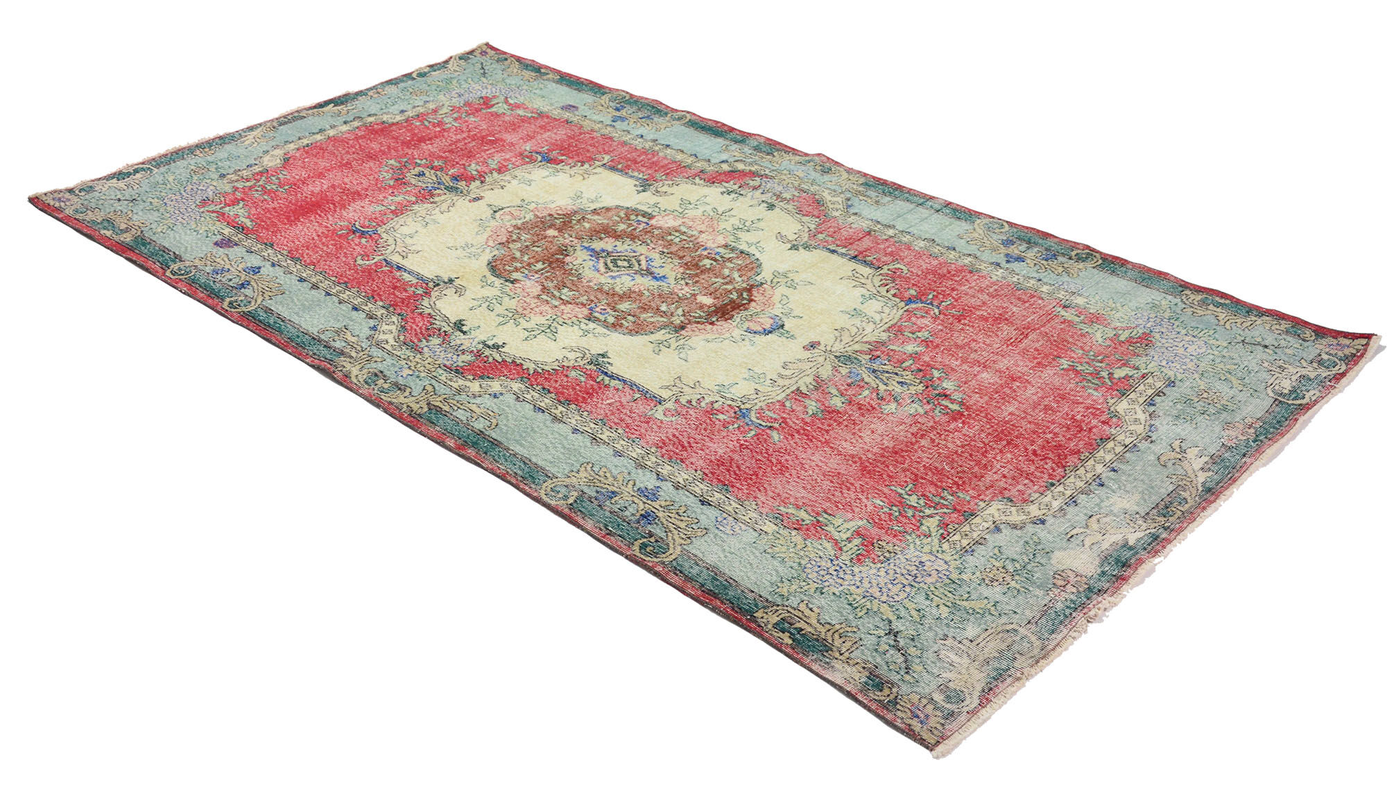 Anatolian handmade vintage rug 313 cm x 168 cm