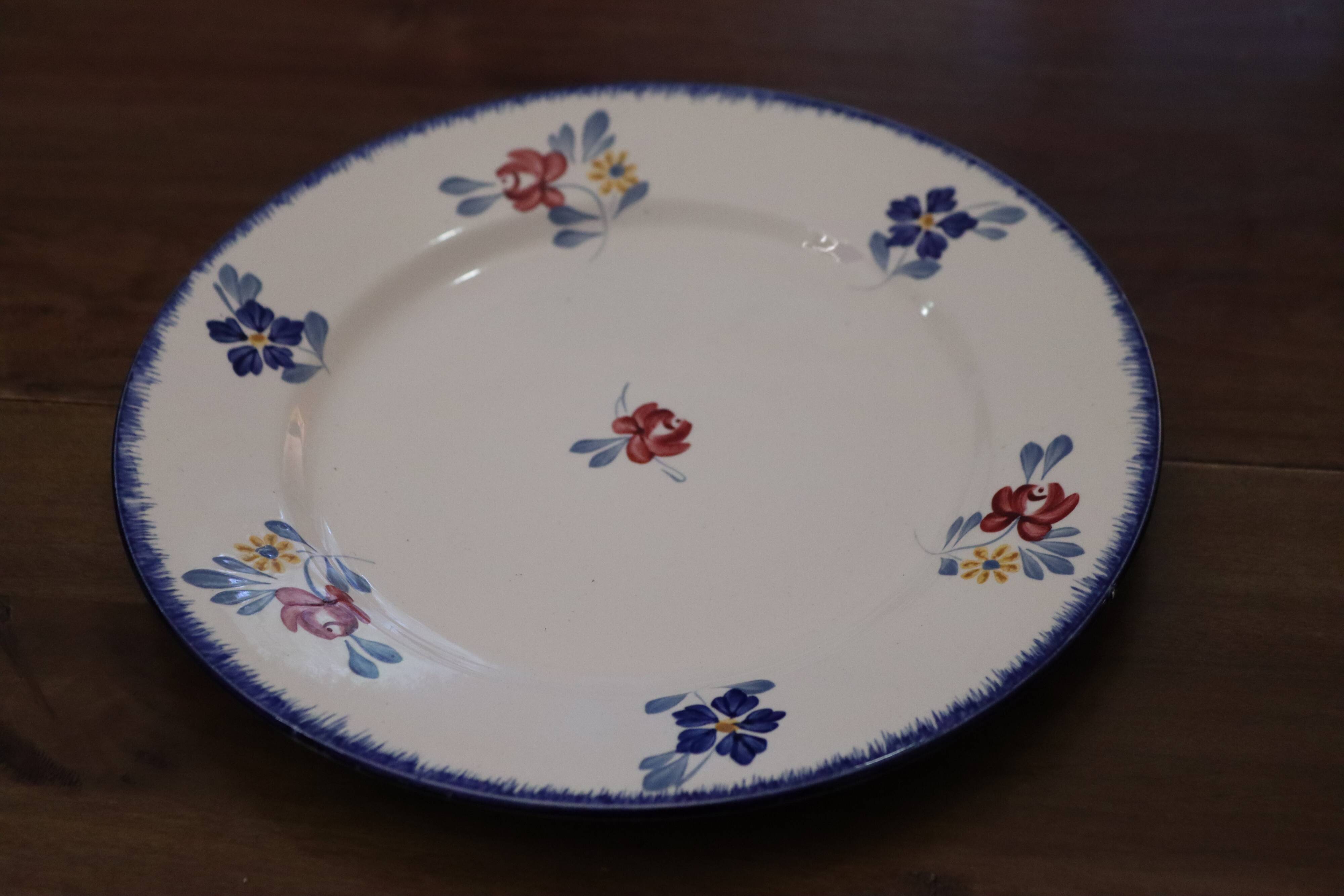 Plates Sarreguemines Digoin and Badonviller