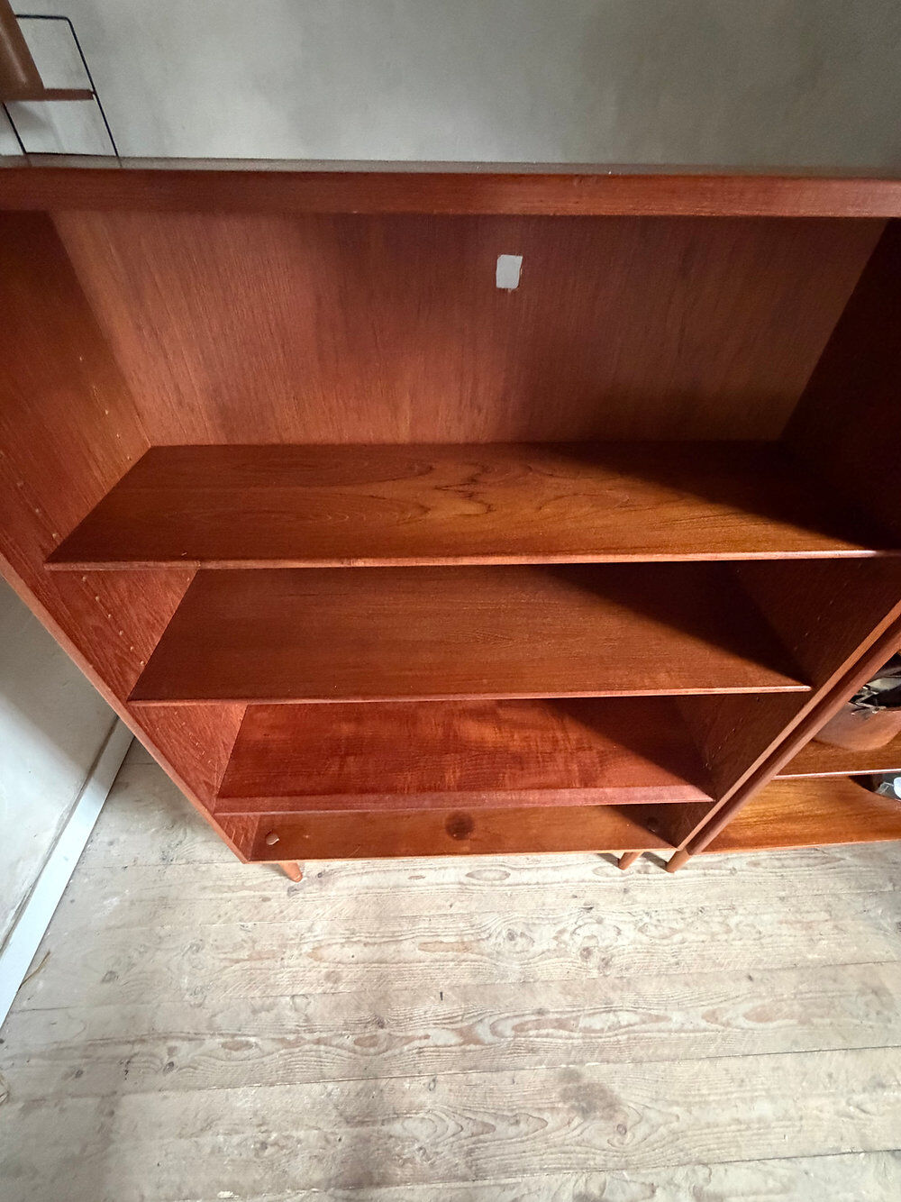 Vintage Scandinavian teak library by Borge Mogensen