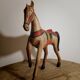 Vintage wooden horse