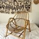 Vintage rattan armchair