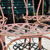 Set of 3 garden chairs