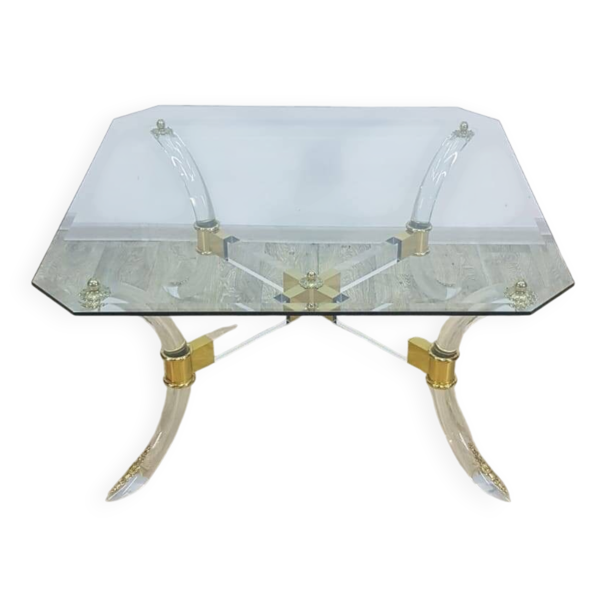 Hollywood Regency, coffee table, France, 1970s