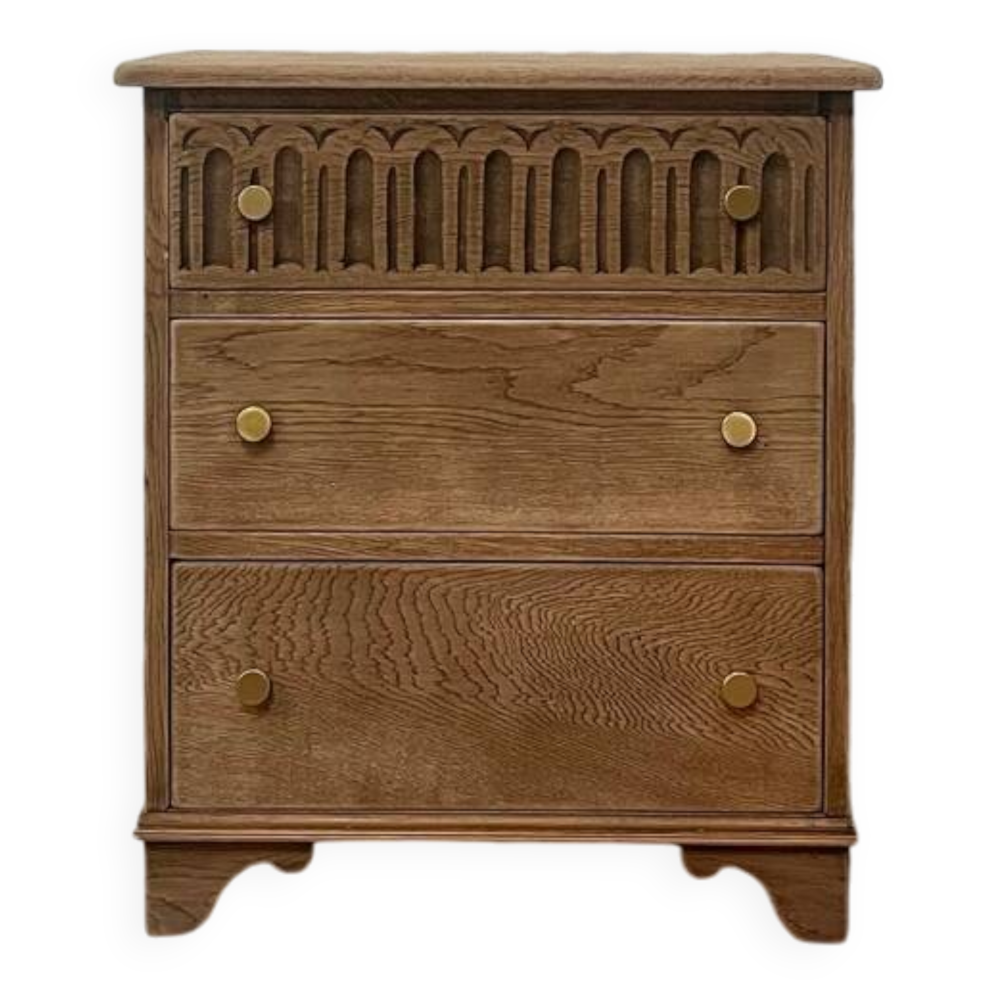 Oak bedside table (refurbished)