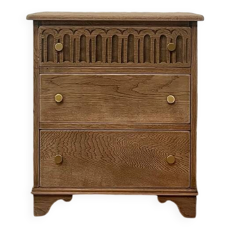 Oak bedside table (refurbished)