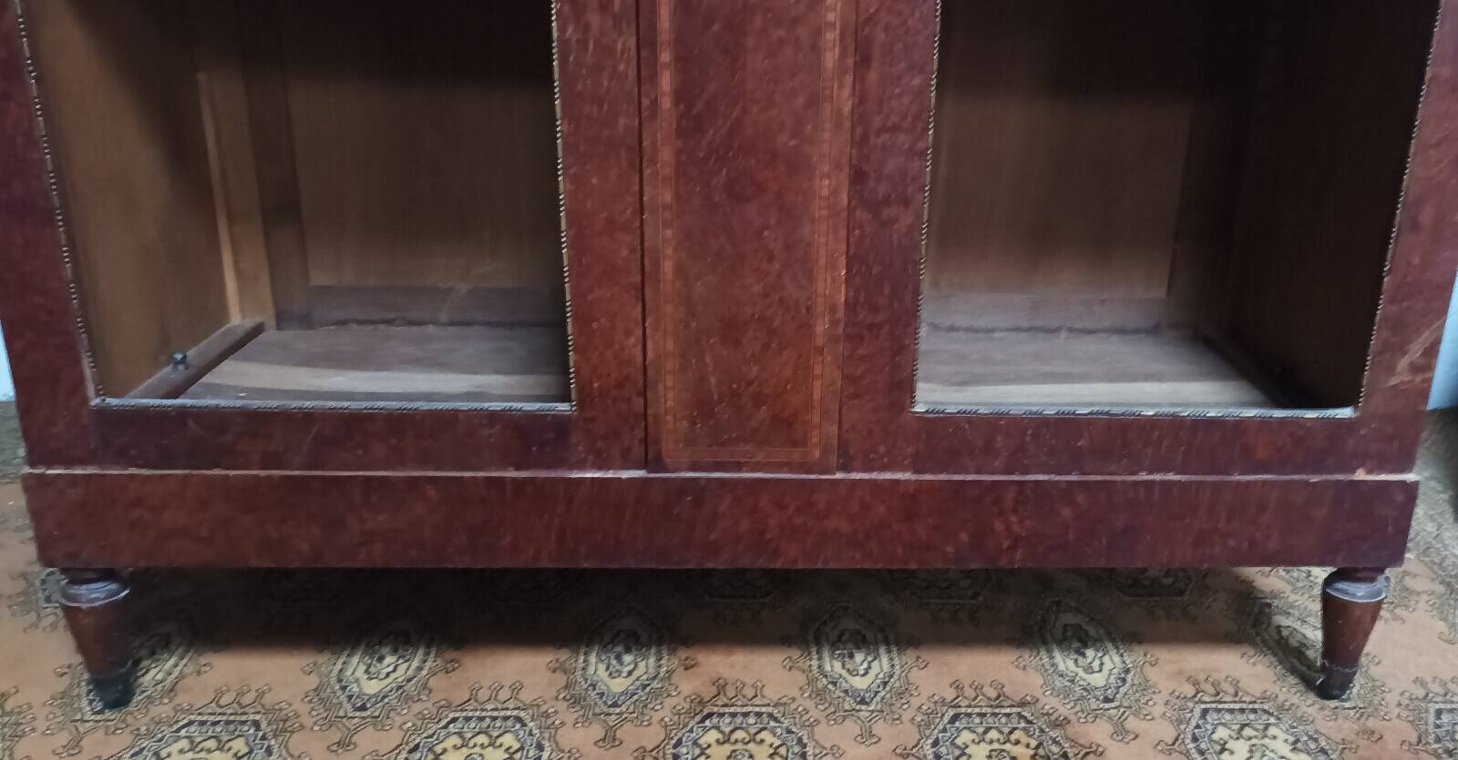 Louis XVI library in thuya burl wood