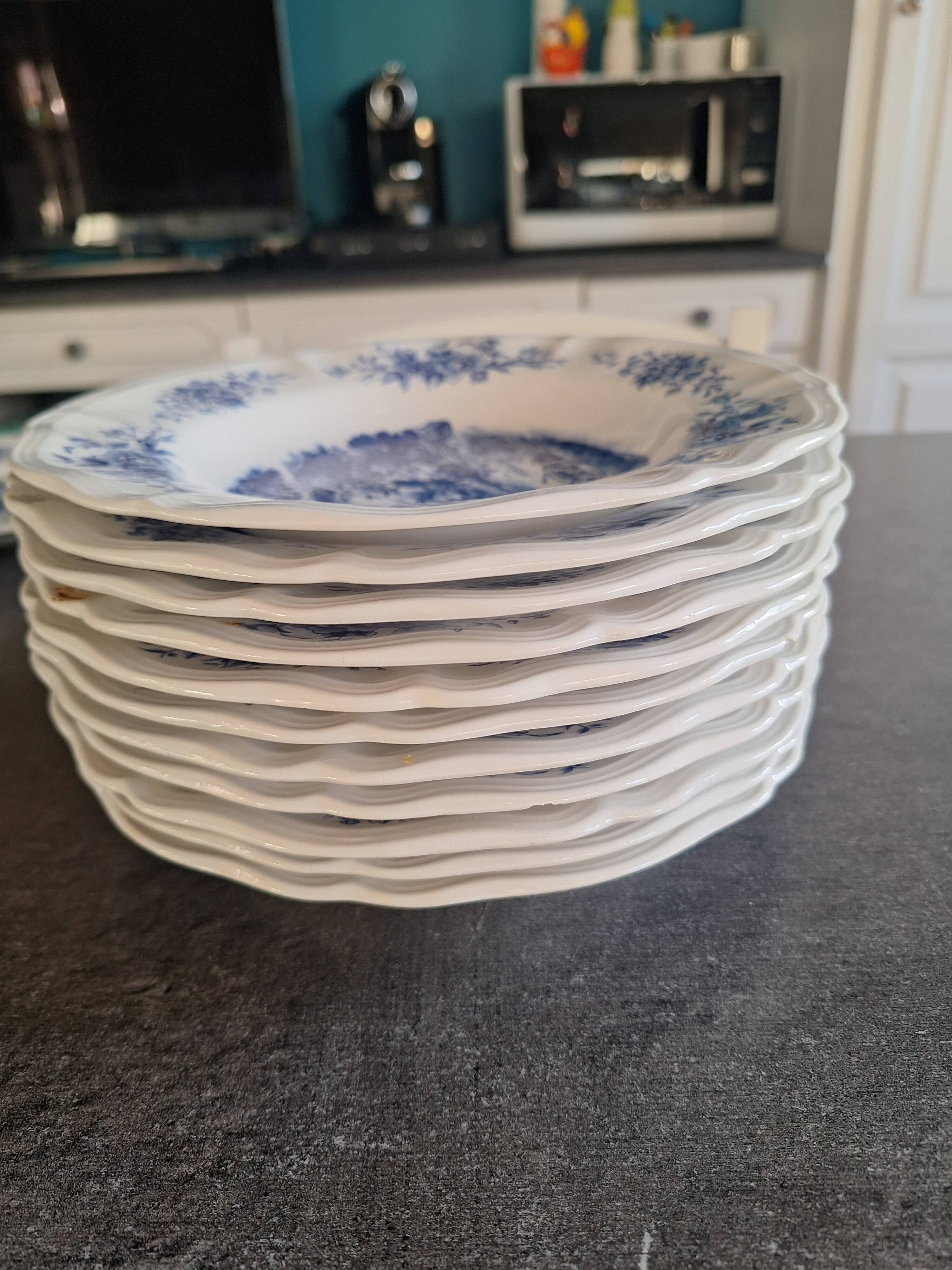 Sarguemines plate romantic collection