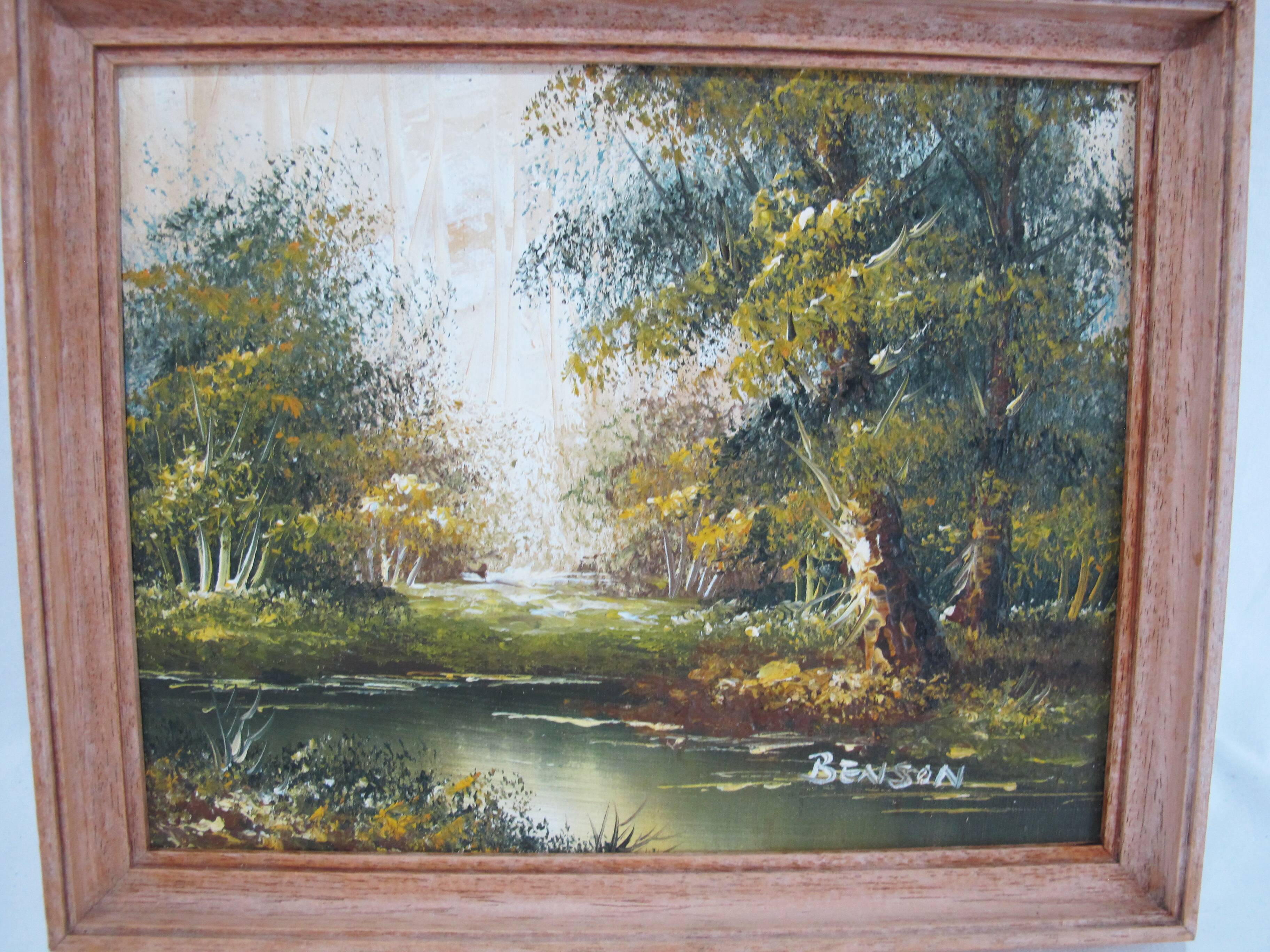 Landscape painting "benson" - oil on canvas