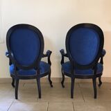 Paire de fauteuils Napoleon III