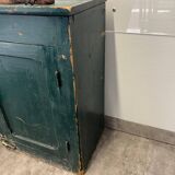 Ancien buffet parisien bois patiné / meuble de métier arct