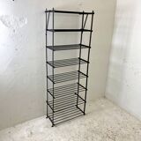 Industrial black shelf