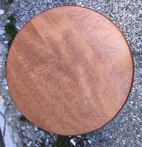 Stool has screws in softwood workshop old vintage new stock year 60
