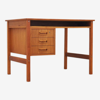 Bureau en teck, design danois, années 1960, d'Arne Wahl Iversen