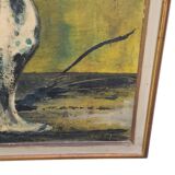 Flower Painting By Francois Philippe 1920-1995, 1960/70s.