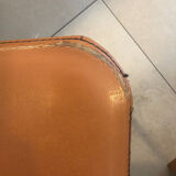 4 chaises en cuir CIDUE, vers 1980