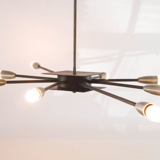 Xxl 8 arm vintage 80s spider luster