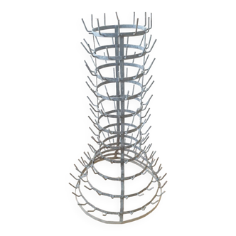 Large zinc bottle rack