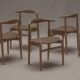 Model FH 1934 dining chairs by Hans J. Wegner