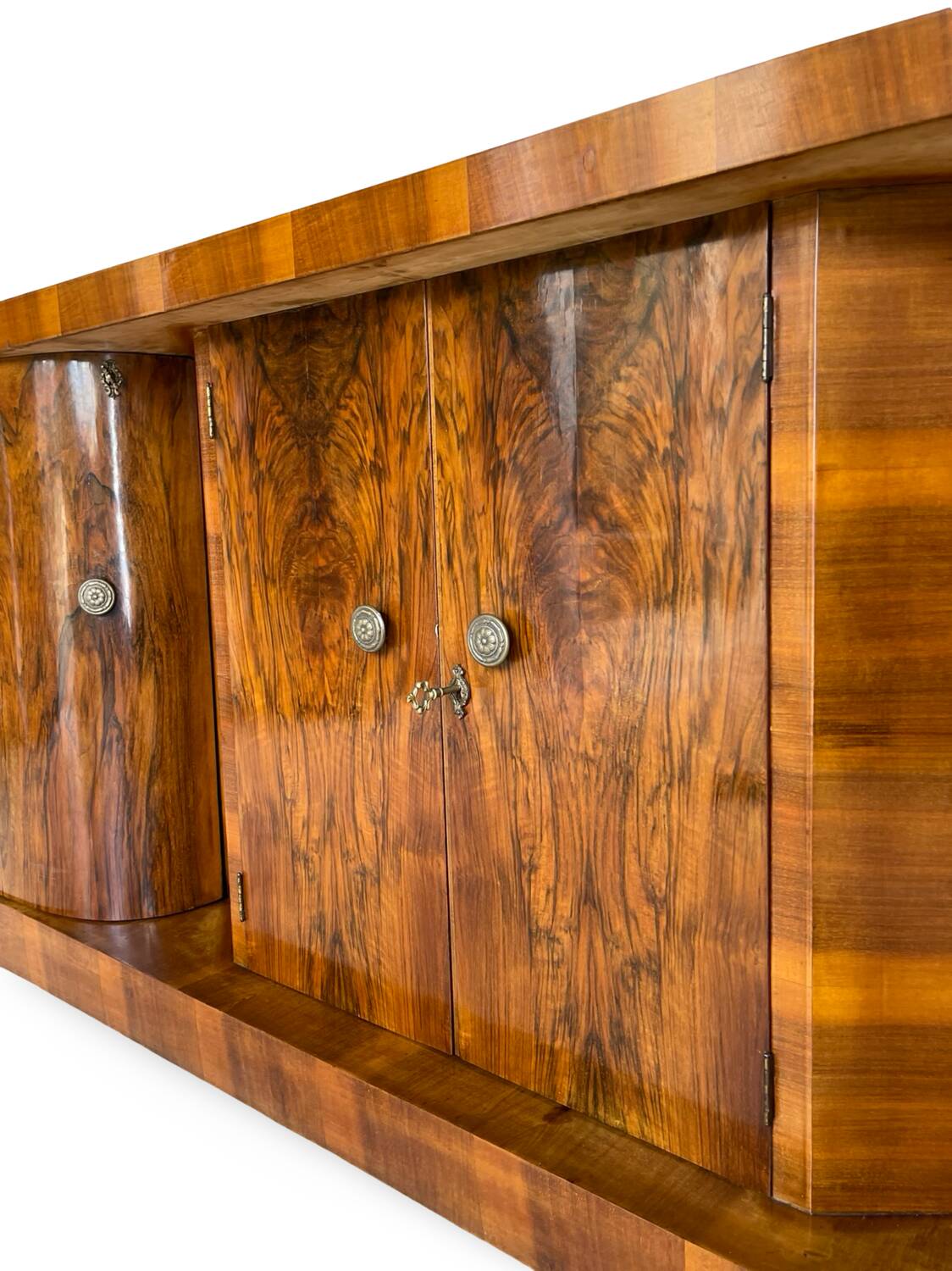 Impressionnant buffet Art déco italien des années 1930/1940