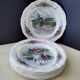 Set of 6 dessert plates in Sarreguemines model Obernai
