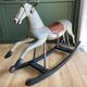 Vintage wooden rocking horse 1920