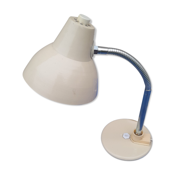 Lampe de bureau articulée en métal beige — Beyit