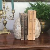 Pair of stone book clamts