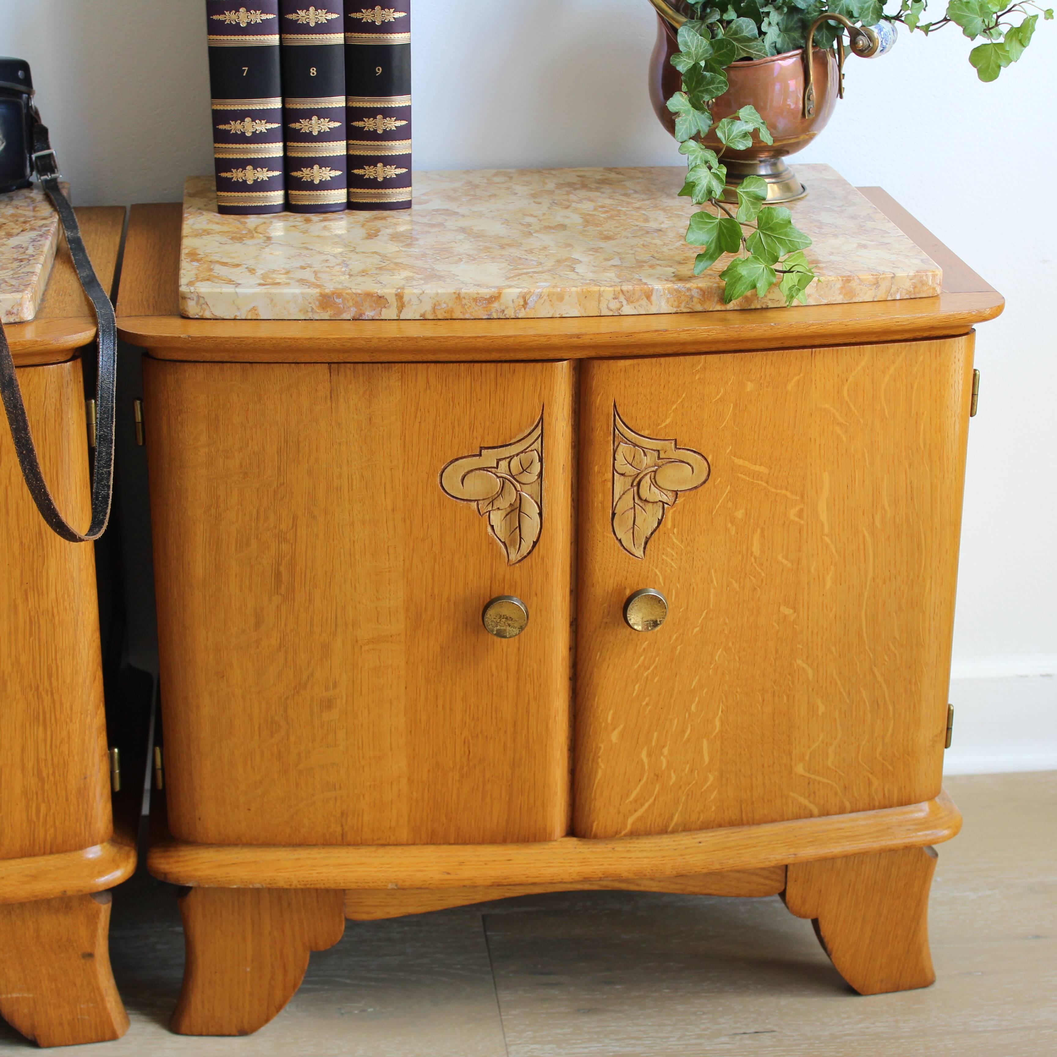 Art Deco bedside tables