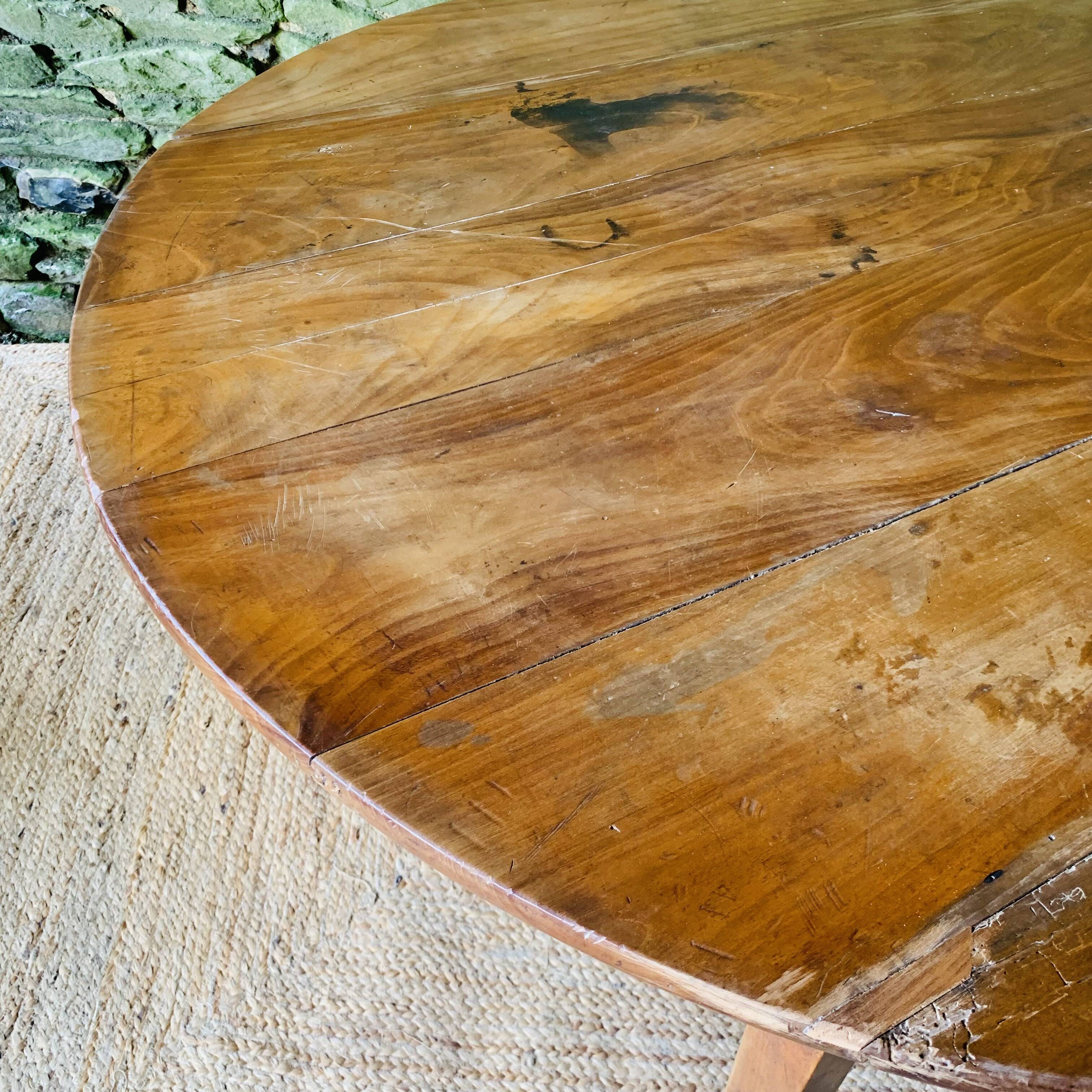 Oval farmhouse table 149cm