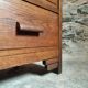 Vintage French Oak Chest of Drawers – 1930s, Solid Oak Storage Cabinet with Four Drawers
