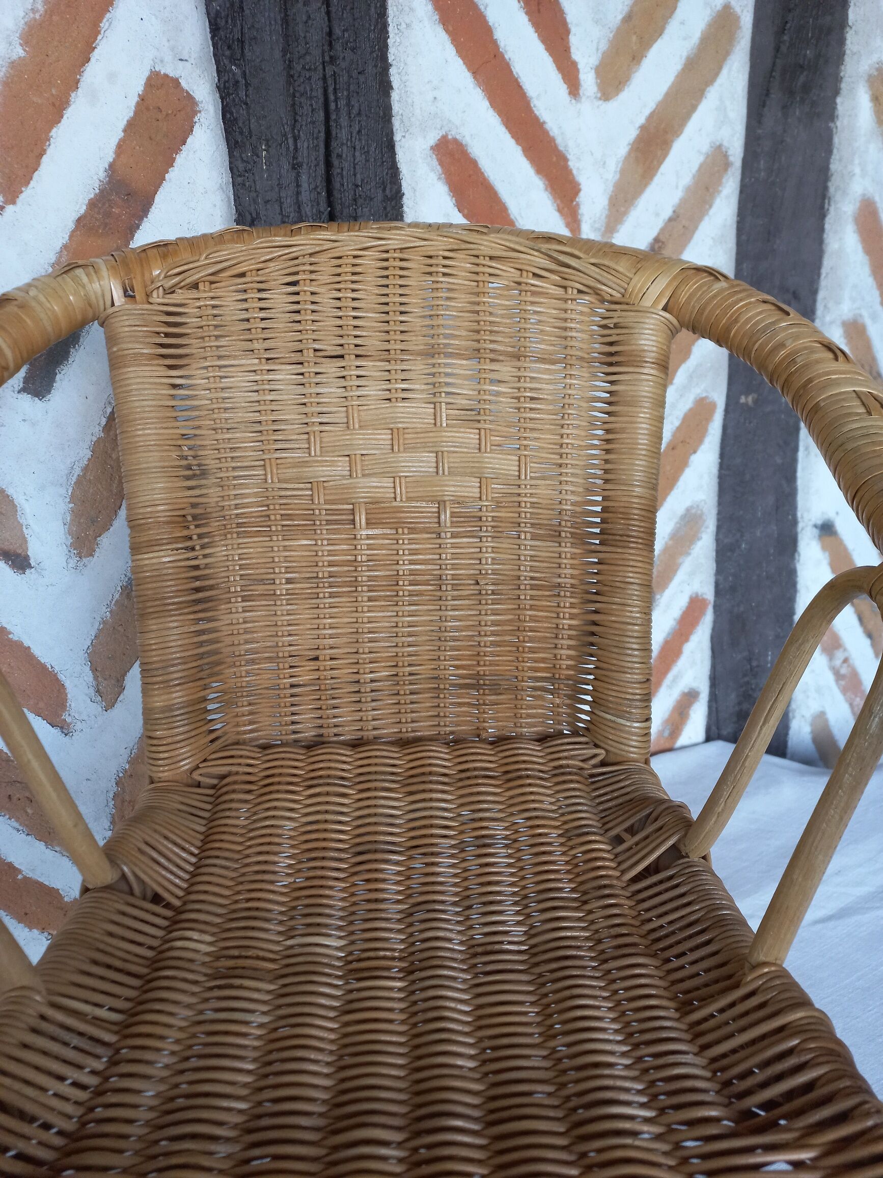 Fauteuil enfant osier