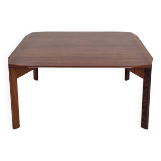 Italian Square Coffee Table in Chamfered Walnut, Stildomus, 1960s