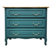 Vintage cherry wood commode refurbished