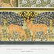 Affiche “Cygnes et Cerfs”, d’après une lithographie art nouveau de 1897